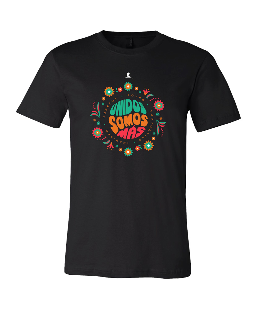 Primary image Unidos Somos Más Festive Florals T-Shirt